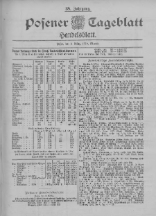 Posener Tageblatt. Handelsblatt 1899.03.02 Jg.38