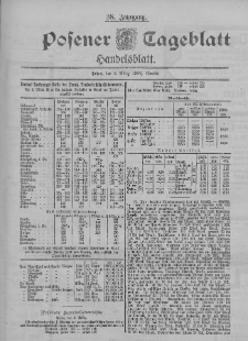 Posener Tageblatt. Handelsblatt 1899.03.03 Jg.38