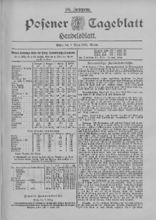 Posener Tageblatt. Handelsblatt 1899.03.07 Jg.38