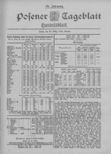 Posener Tageblatt. Handelsblatt 1899.03.15 Jg.38