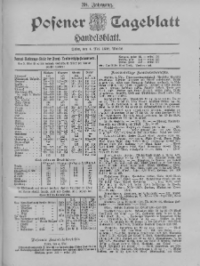 Posener Tageblatt. Handelsblatt 1899.05.04 Jg.38
