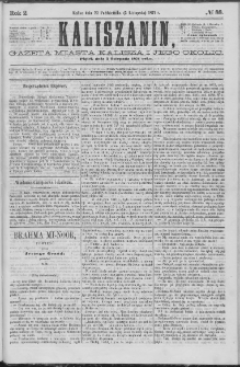 Kaliszanin : gazeta miasta Kalisza i jego okolic