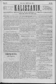 Kaliszanin : gazeta miasta Kalisza i jego okolic