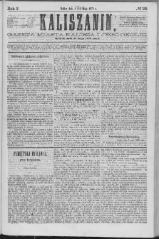 Kaliszanin : gazeta miasta Kalisza i jego okolic