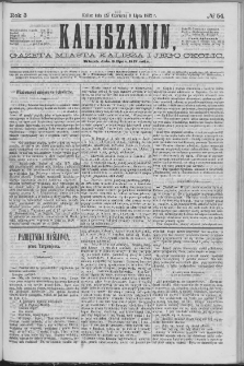 Kaliszanin : gazeta miasta Kalisza i jego okolic