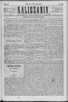 Kaliszanin : gazeta miasta Kalisza i jego okolic