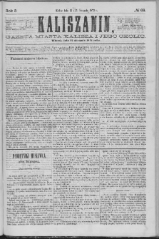 Kaliszanin : gazeta miasta Kalisza i jego okolic