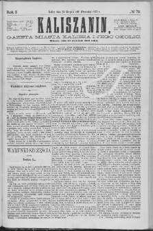 Kaliszanin : gazeta miasta Kalisza i jego okolic