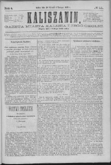 Kaliszanin : gazeta miasta Kalisza i jego okolic