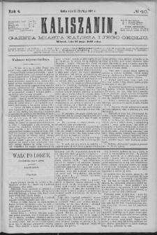 Kaliszanin : gazeta miasta Kalisza i jego okolic