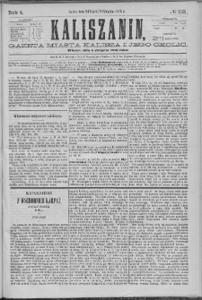 Kaliszanin : gazeta miasta Kalisza i jego okolic