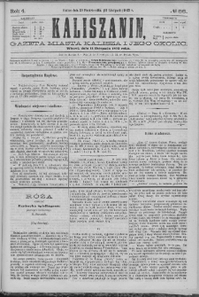 Kaliszanin : gazeta miasta Kalisza i jego okolic