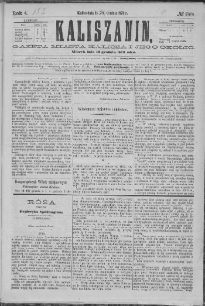 Kaliszanin : gazeta miasta Kalisza i jego okolic