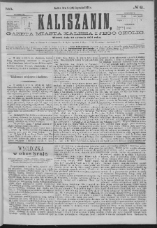 Kaliszanin : gazeta miasta Kalisza i jego okolic