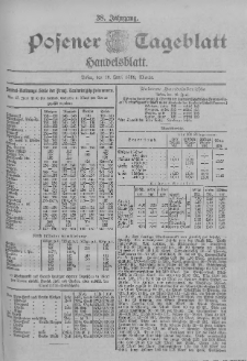 Posener Tageblatt. Handelsblatt 1899.06.19 Jg.38