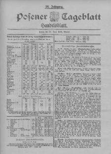 Posener Tageblatt. Handelsblatt 1899.06.27 Jg.38