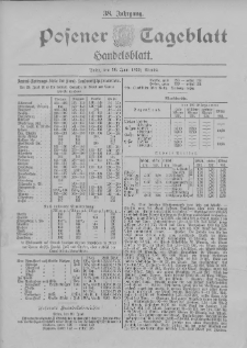 Posener Tageblatt. Handelsblatt 1899.06.30 Jg.38