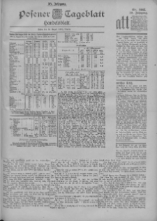 Posener Tageblatt. Handelsblatt 1899.08.23 Jg.38
