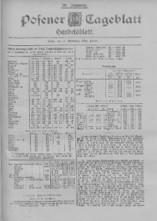 Posener Tageblatt. Handelsblatt 1899.09.11 Jg.38