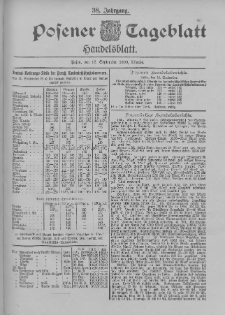 Posener Tageblatt. Handelsblatt 1899.09.12 Jg.38