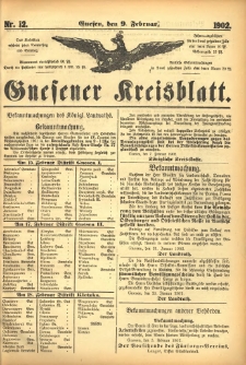Gnesener Kreisblatt 1902.02.09 Nr12