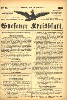 Gnesener Kreisblatt 1902.02.13 Nr13