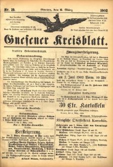 Gnesener Kreisblatt 1902.03.06 Nr19