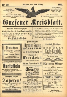 Gnesener Kreisblatt 1902.03.20 Nr23
