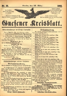 Gnesener Kreisblatt 1902.03.27 Nr25