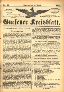 Gnesener Kreisblatt 1902.04.06 Nr28