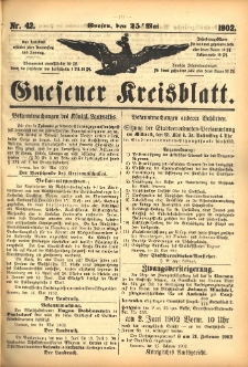 Gnesener Kreisblatt 1902.05.25 Nr42