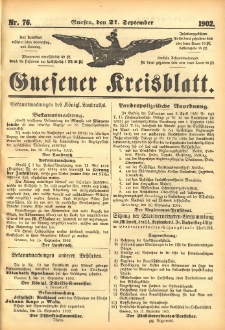 Gnesener Kreisblatt 1902.09.21 Nr76