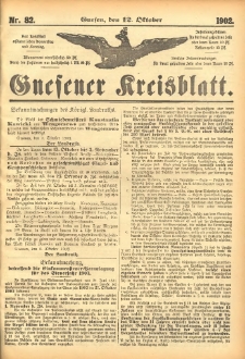 Gnesener Kreisblatt 1902.10.12 Nr82