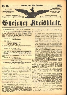 Gnesener Kreisblatt 1902.10.23 Nr85