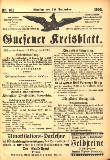 Gnesener Kreisblatt 1902.12.18 Nr101
