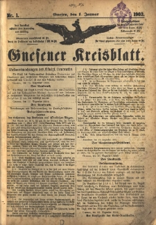 Gnesener Kreisblatt 1903.01.01 Nr1