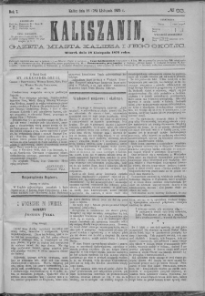 Kaliszanin : gazeta miasta Kalisza i jego okolic