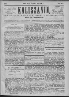 Kaliszanin : gazeta miasta Kalisza i jego okolic