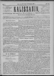 Kaliszanin : gazeta miasta Kalisza i jego okolic