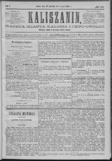 Kaliszanin : gazeta miasta Kalisza i jego okolic