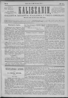 Kaliszanin : gazeta miasta Kalisza i jego okolic