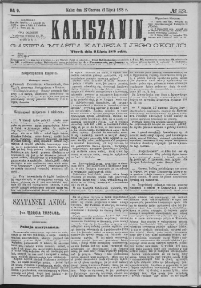 Kaliszanin : gazeta miasta Kalisza i jego okolic