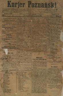 Kurier Poznański 1907.01.01 R.2 nr1