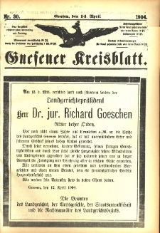 Gnesener Kreisblatt 1904.04.14 Nr30
