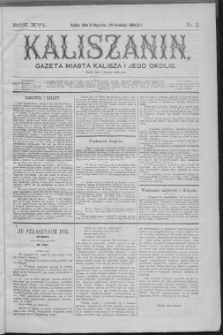 Kaliszanin : gazeta miasta Kalisza i jego okolic