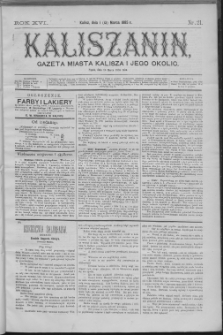 Kaliszanin : gazeta miasta Kalisza i jego okolic