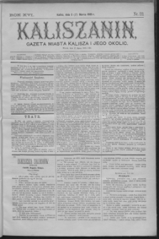 Kaliszanin : gazeta miasta Kalisza i jego okolic