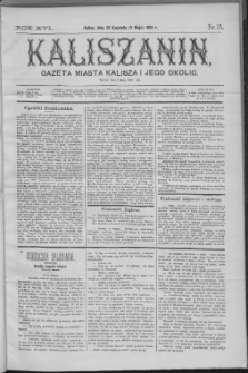 Kaliszanin : gazeta miasta Kalisza i jego okolic