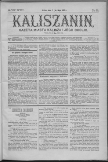 Kaliszanin : gazeta miasta Kalisza i jego okolic