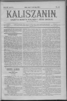Kaliszanin : gazeta miasta Kalisza i jego okolic